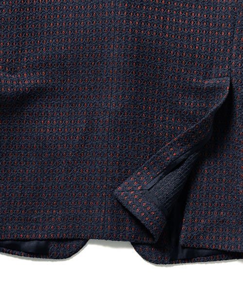 TAGLIATORE(タリアトーレ)の「◇TAGLIATORE / “VESUVIO” パイル ジャケット(テーラードジャケット・メンズ・ネイビー・46/44/50/42/48)」の16枚目の写真