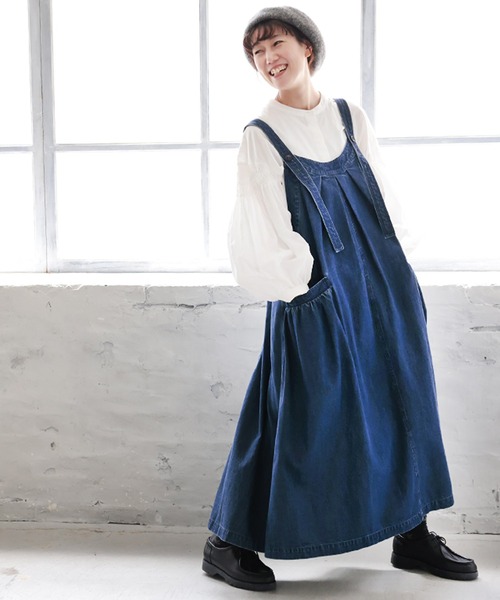 【 Soulberry 】農夫さんのエプロンワンピ soulberry（ソウルベリー）の「農夫さんのエプロンワンピ（ジャンパー