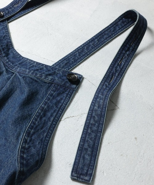 soulberry（ソウルベリー）の「まいにち寄り添う、デニムのワンピース。（ジャンパースカート・レディース・ネイビー・M/4L/3L/LL/L）」の10枚目の写真