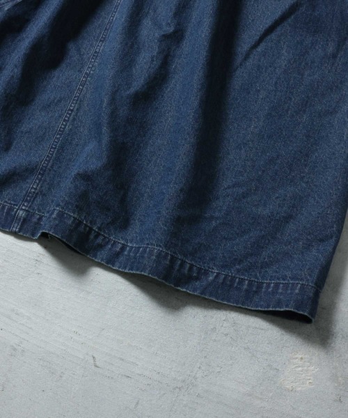 soulberry（ソウルベリー）の「まいにち寄り添う、デニムのワンピース。（ジャンパースカート・レディース・ネイビー・M/4L/3L/LL/L）」の14枚目の写真