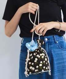 VICKY（ビッキー）の「ジャガード巾着ミニバッグ（ハンドバッグ）」