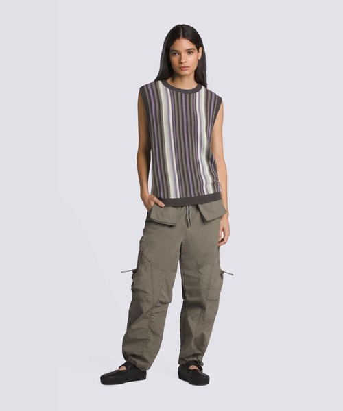 VANS（バンズ）の「PREMIUM SAMUELSON ニットベスト / LX Samuelson Sweater Vest AFTE VN000MH5Y7U1（ベスト・メンズ・ダークブラウン・LARGE/MEDIUM/SMALL/X-LARGE）」の4枚目の写真