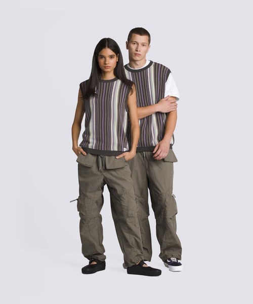 VANS（バンズ）の「PREMIUM SAMUELSON ニットベスト / LX Samuelson Sweater Vest AFTE VN000MH5Y7U1（ベスト・メンズ・ダークブラウン・LARGE/MEDIUM/SMALL/X-LARGE）」の5枚目の写真
