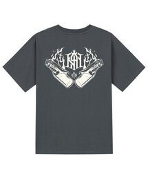 KTG0116 革命軍 半袖Tシャツ - グレー