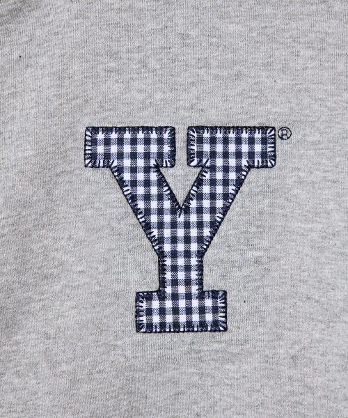 YALE(イェール)の「Yロゴチェックアプリケフードジップアップ_グレー(パーカー・レディース・その他・SMALL/MEDIUM/LARGE/X-LARGE)」の4枚目の写真