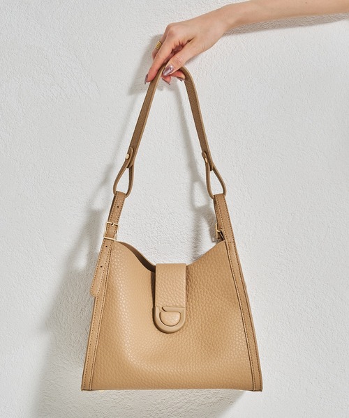 MISCH MASCH（ミッシュマッシュ）の「センターベルトハンドバッグ（ハンドバッグ・レディース・ブラック/グレー/キャメル・ﾌﾘ-）」の3枚目の写真