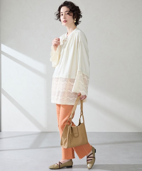 MISCH MASCH（ミッシュマッシュ）の「センターベルトハンドバッグ（ハンドバッグ・レディース・ブラック/グレー/キャメル・ﾌﾘ-）」の21枚目の写真