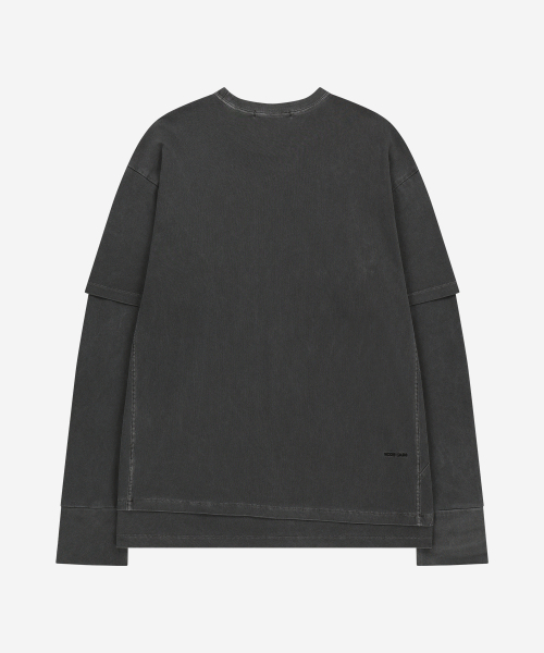 NODE LABS(ノードラボ)の「DEV:7 レイヤードガーメントダイングロングスリーブTシャツ_ブラック(Tシャツ/カットソー・レディース・その他・MEDIUM/LARGE/X-LARGE/SMALL)」の3枚目の写真
