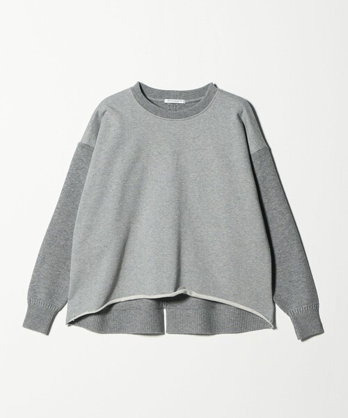 BEAUTY&YOUTH UNITED ARROWS(ビューティーアンドユースユナイテッドアローズ)の「【WEB限定】スウェット×ニット コンビプルオーバー ウォッシャブル(ニット/セーター・レディース・グレー系/ダークグレー/ライトブルー・FREE)」の16枚目の写真