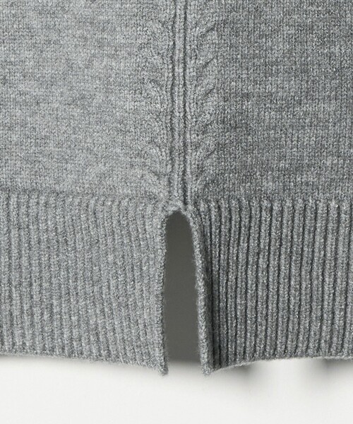 BEAUTY&YOUTH UNITED ARROWS(ビューティーアンドユースユナイテッドアローズ)の「【WEB限定】スウェット×ニット コンビプルオーバー ウォッシャブル(ニット/セーター・レディース・グレー系/ダークグレー/ライトブルー・FREE)」の11枚目の写真