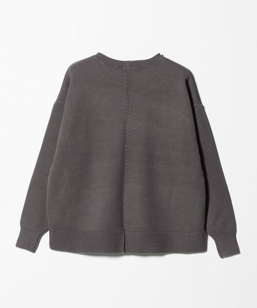 セール】【WEB限定】スウェット×ニット コンビプルオーバー