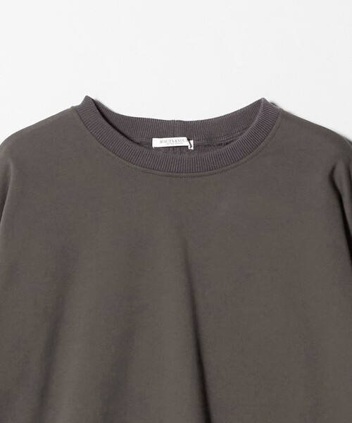 BEAUTY&YOUTH UNITED ARROWS(ビューティーアンドユースユナイテッドアローズ)の「【WEB限定】スウェット×ニット コンビプルオーバー ウォッシャブル(ニット/セーター・レディース・グレー系/ダークグレー/ライトブルー・FREE)」の6枚目の写真