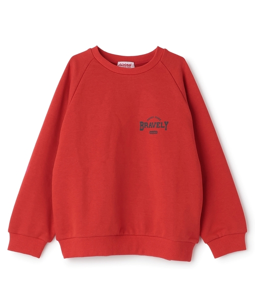 minimal(ミニマル)の「バックワッペンスウェット(スウェット・キッズ・トップグレー/ダークオレンジ/ネイビー・110cm/100cm/90cm/130cm/120cm/140cm)」の15枚目の写真
