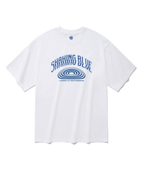 RADINEO(ラディネオ)の「20番手シェイキングブルー半袖Tシャツホワイト(Tシャツ/カットソー・メンズ・その他・LARGE/X-LARGE/MEDIUM)」の1枚目の写真