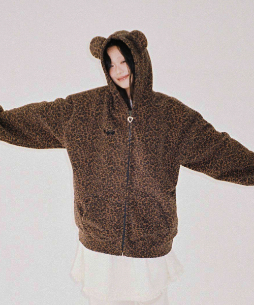 Teddy Reopad Ford ジップアップ — блузка (brown)