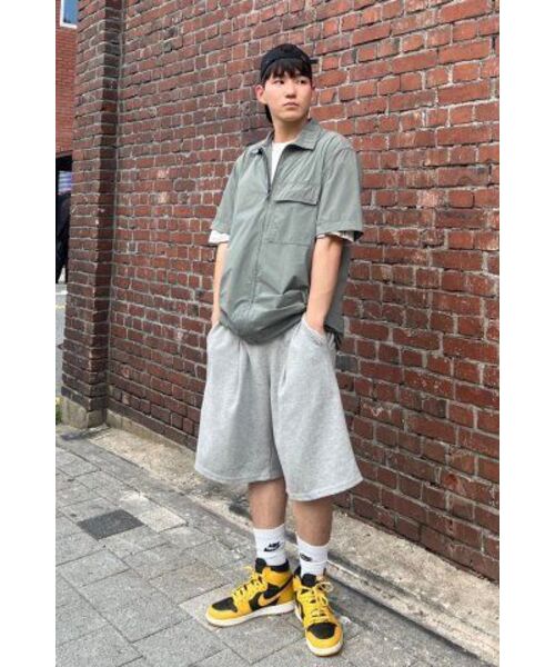 CHAMBROS（チャンブロス）の「ポイントロゴエンボスワンタックスウェットショートパンツバミューダパンツ[ブラック]（その他パンツ・レディース・その他・MEDIUM/LARGE/X-LARGE）」の22枚目の写真