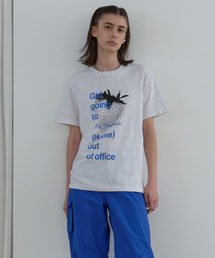 Majournee（マジョネ）の「M STRAWBERRY SHORT SLEEVE T-SHIRT_MELANGE（Tシャツ/カットソー）」