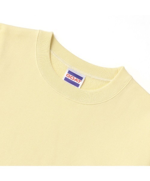 GOAT(ゴート)の「GOAT / 13.5oz CREW NECK SWEAT(Tシャツ/カットソー・レディース・ヘザーグレー/チャコールグレー/ライトイエロー/ブラック/アイボリー/チョコ/サックスブルー・S/M)」の9枚目の写真