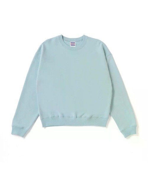 GOAT(ゴート)の「GOAT / 13.5oz CREW NECK SWEAT(Tシャツ/カットソー・レディース・ヘザーグレー/チャコールグレー/ライトイエロー/ブラック/アイボリー/チョコ/サックスブルー・S/M)」の16枚目の写真