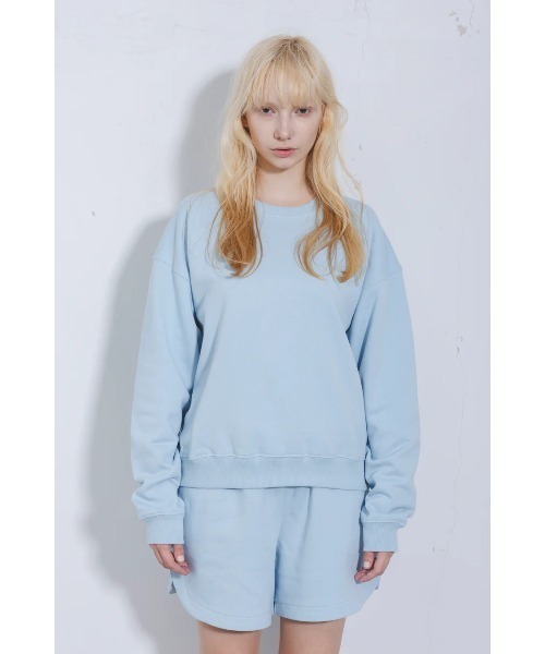 GOAT(ゴート)の「GOAT / 13.5oz CREW NECK SWEAT(Tシャツ/カットソー・レディース・ヘザーグレー/チャコールグレー/ライトイエロー/ブラック/アイボリー/チョコ/サックスブルー・S/M)」の20枚目の写真