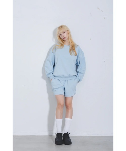 GOAT(ゴート)の「GOAT / 13.5oz CREW NECK SWEAT(Tシャツ/カットソー・レディース・ヘザーグレー/チャコールグレー/ライトイエロー/ブラック/アイボリー/チョコ/サックスブルー・S/M)」の21枚目の写真