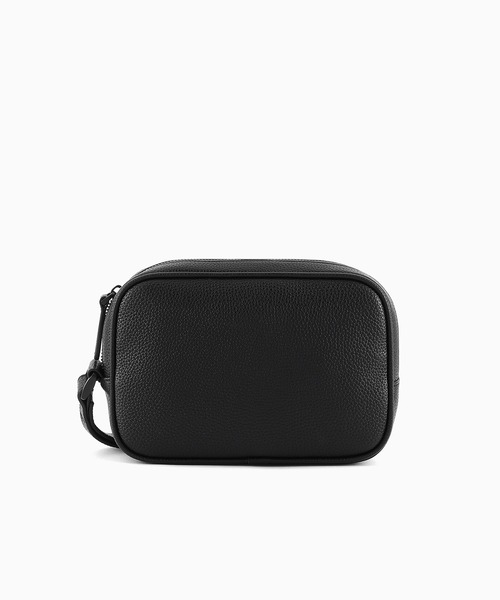 ARMANI EXCHANGE(アルマーニエクスチェンジ)の「【A|X アルマーニ エクスチェンジ】AXロゴ ポーチ/セカンドバッグ(ポーチ・メンズ・ブラック・FREE)」の2枚目の写真