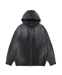 WANGGWAN（ワングァン）の「Etched Cross Hooded Zip-Up（パーカー）」