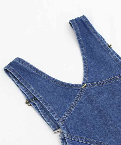 RNA-N（アールエヌエーエヌ）の「O0750 オーセンティックデニムオーバーオール（サロペット/オーバーオール・レディース・ライトインディゴブルー・FREE）」の14枚目の写真