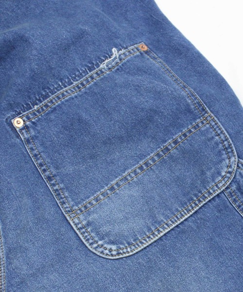 RNA-N（アールエヌエーエヌ）の「O0750 オーセンティックデニムオーバーオール（サロペット/オーバーオール・レディース・ライトインディゴブルー・FREE）」の15枚目の写真