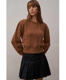 LESEIZEME（レセイジエメ）の「Mirad Puff Knit (Brown)（ニット/セーター）」