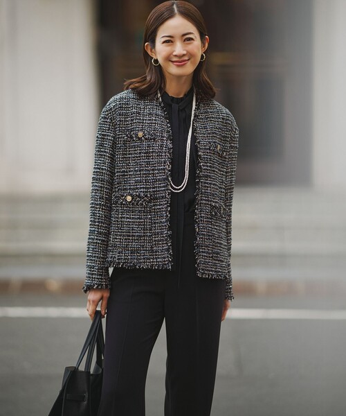 GIOLICAツイード ジャケット（ダウンジャケット/コート）｜23区