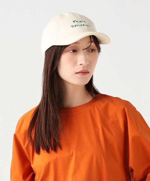 BEAMS HEART(ビームスハート)の「パイル 刺繍 キャップ(キャップ・レディース・ホワイト系その他5/グレー/ネイビー・ONE SIZE)」の2枚目の写真