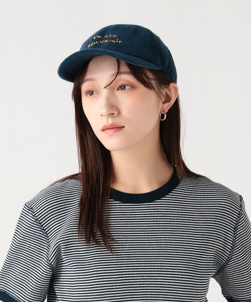 BEAMS HEART(ビームスハート)の「パイル 刺繍 キャップ(キャップ・レディース・ホワイト系その他5/グレー/ネイビー・ONE SIZE)」の5枚目の写真