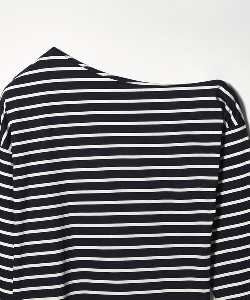 EMMEL REFINES(エメルリファインズ)の「<EMMEL REFINES>EM アシンメトリー ボーダー ロンT(Tシャツ/カットソー・レディース・レッド/ホワイト/ネイビー・FREE)」の14枚目の写真