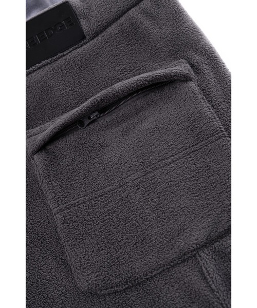 WOKE EDGE（ウォークエッジ）の「フリースパンツ｜Washed Fleece Layered Pants｜WOKE EDGE（その他パンツ・メンズ・ブラック・SMALL/MEDIUM/LARGE/X-LARGE）」の4枚目の写真