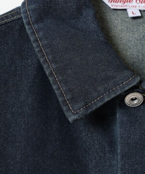 Jungle Storm（ジャングルストーム）の「JUNGLE STORM 3rdタイプ デニムジャケット（デニムジャケット・メンズ・ネイビー/ブルー/ブラック・M/L/LL）」の12枚目の写真