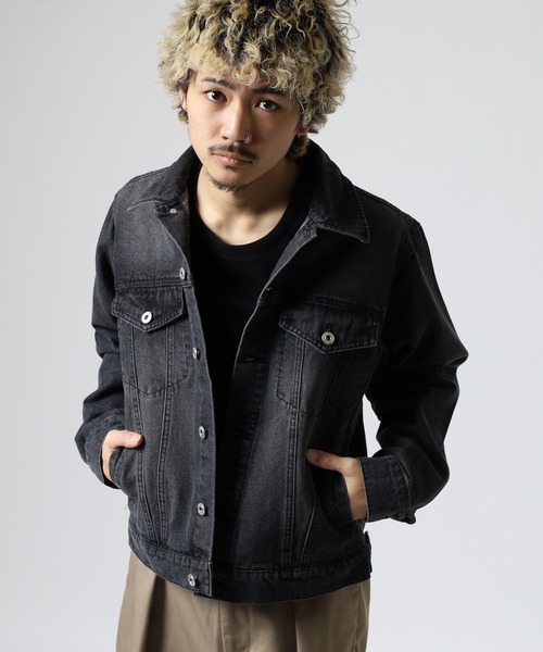 Jungle Storm（ジャングルストーム）の「JUNGLE STORM 3rdタイプ デニムジャケット（デニムジャケット・メンズ・ネイビー/ブルー/ブラック・M/L/LL）」の20枚目の写真
