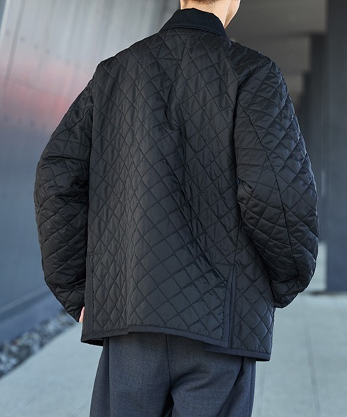 LAVENHAM（ラベンハム）の「LAVENHAM / ラベンハム：別注 CROPPED PANELLED JACKET：ONLYARK-1-2514[MUS]（その他アウター・メンズ・ブラック・M/L）」の3枚目の写真