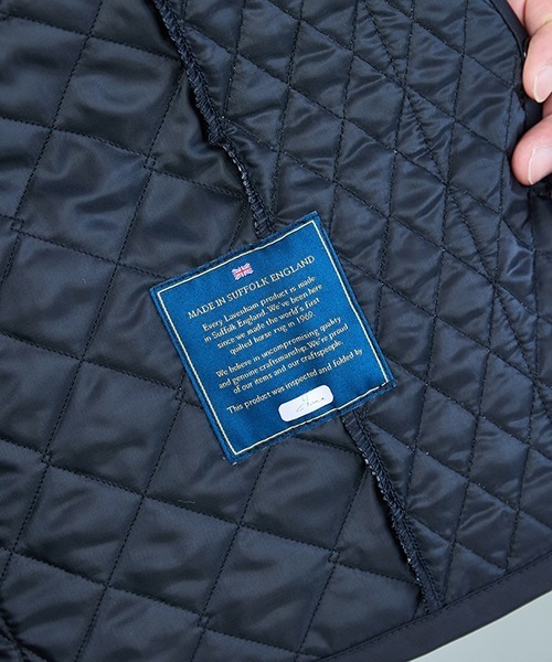 LAVENHAM（ラベンハム）の「LAVENHAM / ラベンハム：別注 CROPPED PANELLED JACKET：ONLYARK-1-2514[MUS]（その他アウター・メンズ・ブラック・M/L）」の7枚目の写真
