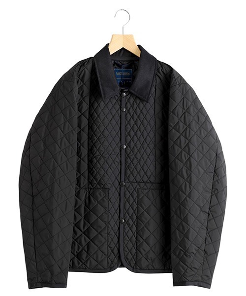 LAVENHAM（ラベンハム）の「LAVENHAM / ラベンハム：別注 CROPPED PANELLED JACKET：ONLYARK-1-2514[MUS]（その他アウター・メンズ・ブラック・M/L）」の9枚目の写真