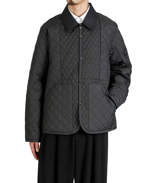 LAVENHAM（ラベンハム）の「LAVENHAM / ラベンハム：別注 CROPPED PANELLED JACKET：ONLYARK-1-2514[MUS]（その他アウター・メンズ・ブラック・M/L）」の18枚目の写真