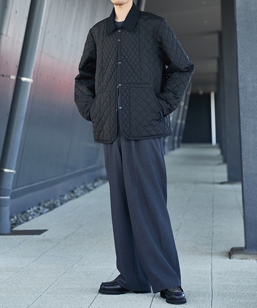 LAVENHAM（ラベンハム）の「LAVENHAM / ラベンハム：別注 CROPPED PANELLED JACKET：ONLYARK-1-2514[MUS]（その他アウター・メンズ・ブラック・M/L）」の8枚目の写真