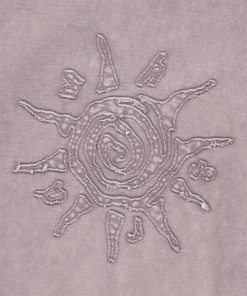 MAHAGRID（マハグリッド）の「mahagrid 『mahagrid/マハグリッド』 Washed Solar Applique Zip-Up Hoodie/ウォッシュドソーラージップアップパーカー（パーカー・レディース・チャコールグレー/ピンク・FREE）」の10枚目の写真