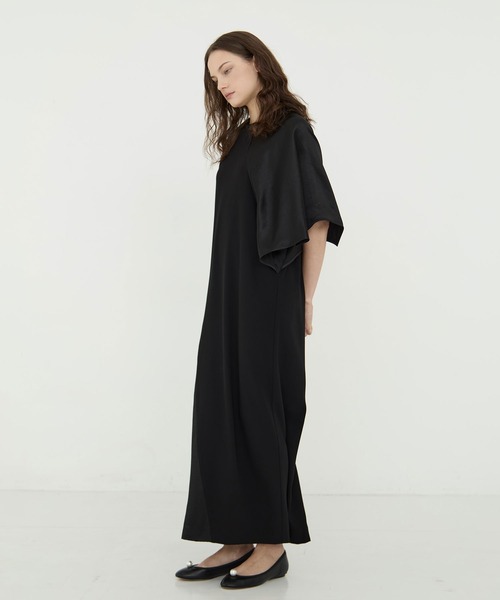 CINOH/チノ】BLACK FORMAL ASYMMETRY DRESS/ブラックフォーマル