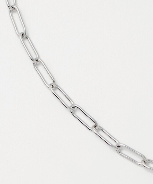 green label relaxing（グリーンレーベルリラクシング）の「GLR オーバル ネックレス（リング・メンズ・シルバー・FREE）」の2枚目の写真