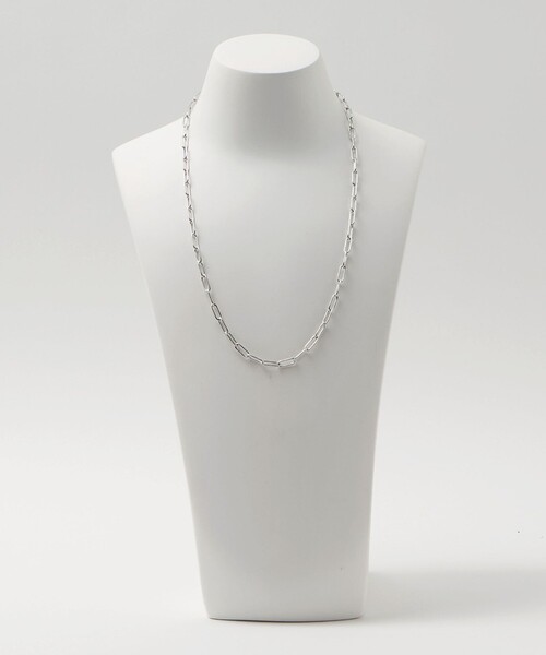 green label relaxing（グリーンレーベルリラクシング）の「GLR オーバル ネックレス（リング・メンズ・シルバー・FREE）」の4枚目の写真