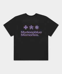Mm Symbol Logo T-Shirts (BLACK / PURPLE)