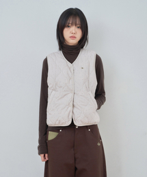 ke103-Dot Vest Cream