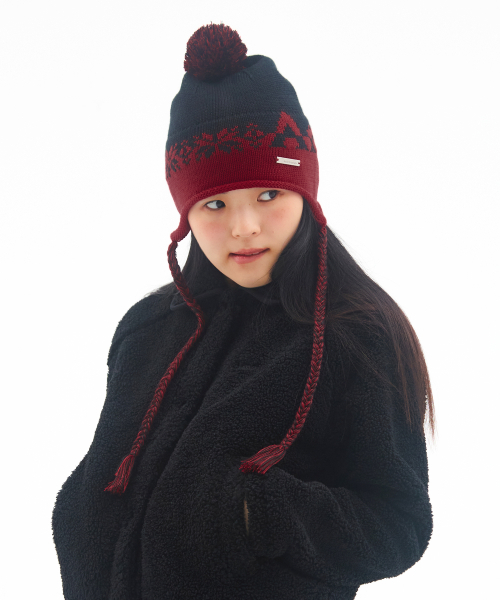 AMESWORLDWIDE（アメスワールドワイド）の「EARFLAP BEANIE BLACK（ニットキャップ/ビーニー・レディース・その他・FREE）」の7枚目の写真