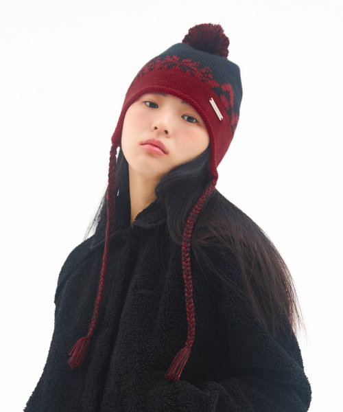 AMESWORLDWIDE（アメスワールドワイド）の「EARFLAP BEANIE BLACK（ニットキャップ/ビーニー・レディース・その他・FREE）」の8枚目の写真